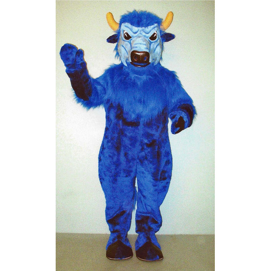 Blue Bison Mascot Costume #713B-Z
