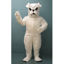 White Bulldog Mascot Costume 805W