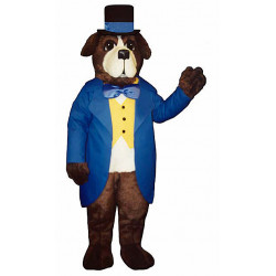 St. Bernard with Top Hat and Jacket Mascot Costume #807DD-Z 