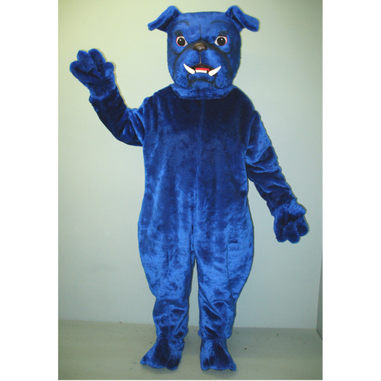 Blue Bulldog Mascot Costume 841B