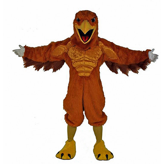 Mighty Golden Eagle Mascot Costume #671 