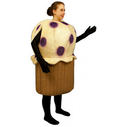 Blueberry Muffin (Bodysuit not included) Mascot Costume #PP83-Z 