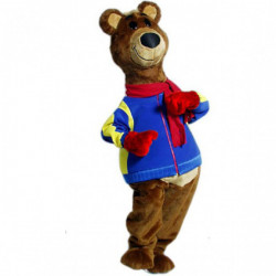 Brisky Bear Mascot Costume 438