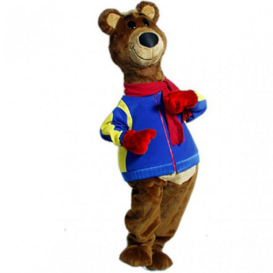 Brisky Bear Mascot Costume 436 