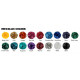 Two Color Mixed Metallic Cheerleading Poms MSH-M2