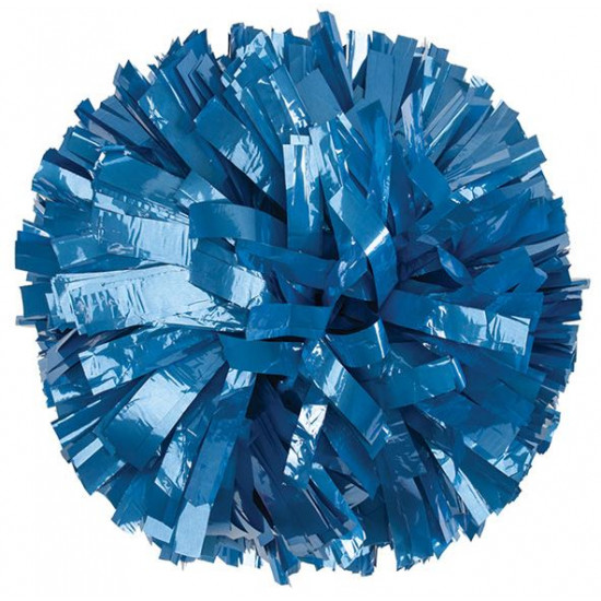 One Color Out, Two Colors In Metallic Cheerleader Poms #MS BE