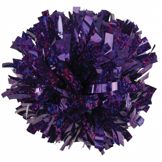 Solid Color Holographic Cheerleading Pom Poms HS-S 