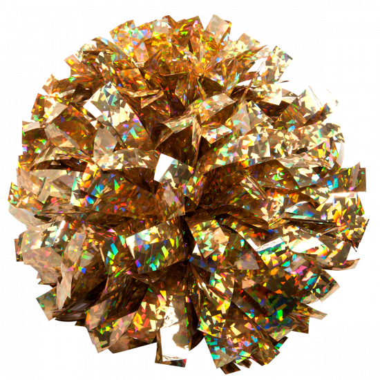 Solid Color Holographic Cheerleading Pom Poms HS-S 