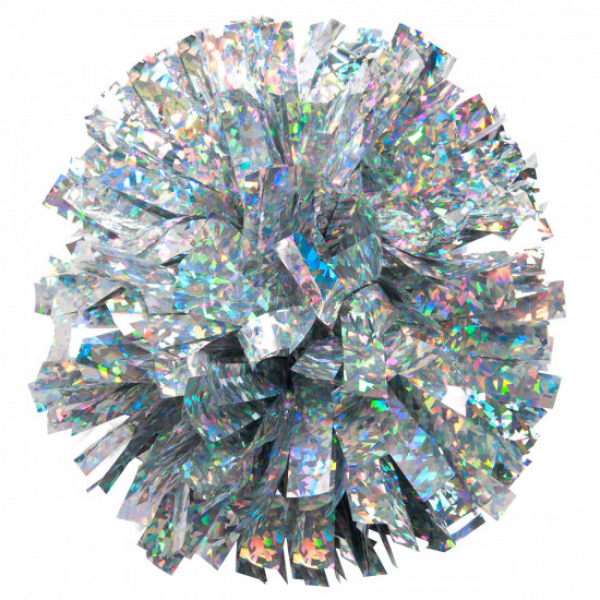 Solid Color Holographic Cheerleading Pom Poms HS-S 
