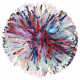 Solid Color Iridescent With Metallic CHEERLEADING POM PONS MS S-IRD
