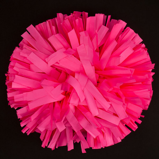 MSH-M2 - Two Color Mixed Neon Fluorescent Cheer Poms 