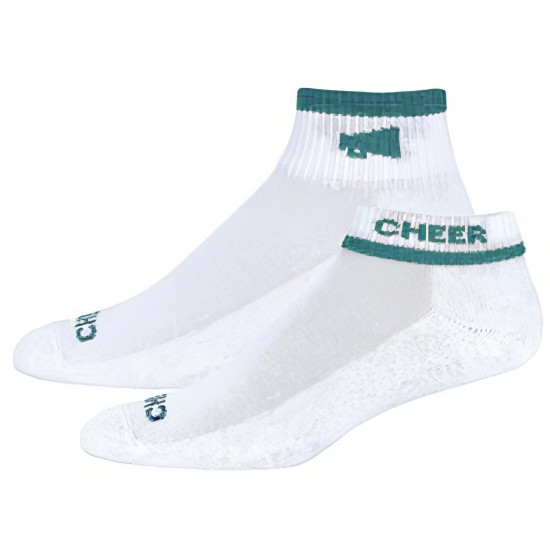 Flip Top Low Cut Cheerleading Socks 2-In-1 