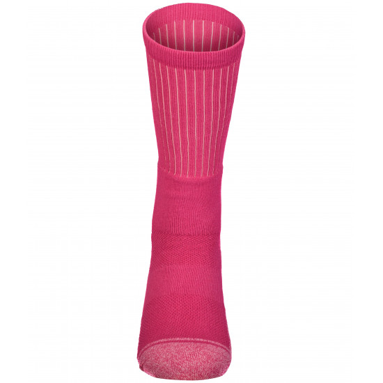 Tonal Crew Sock - Power Pink