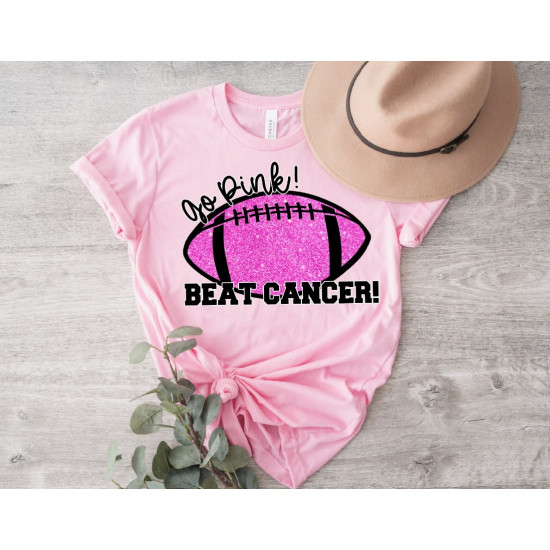 Go Pink, Beat Cancer Tee Shirt