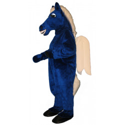  Blue Pegasus Flying Horse Mascot Costume #1525B-Z