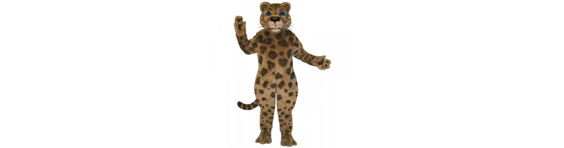 Leopards, Cheetahs and Jaguar Mascot Costumes