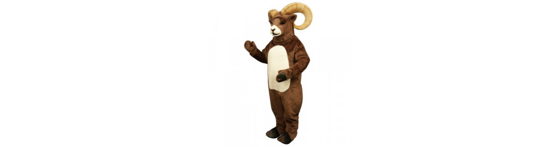 Sheep, Rams and Goat Mascot Costumes