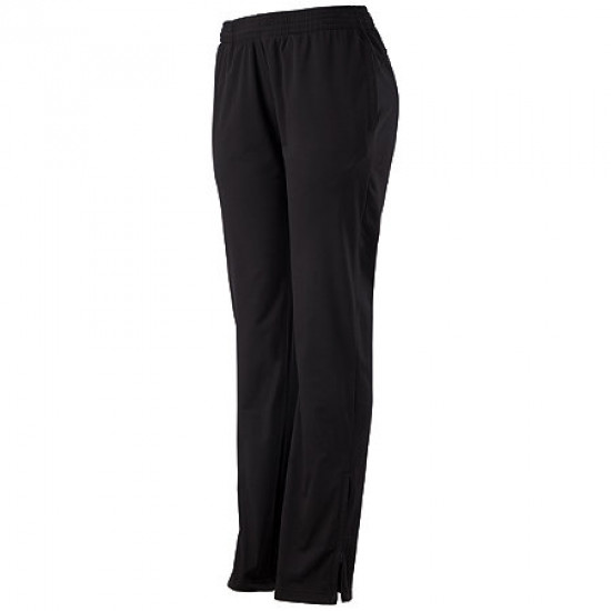 Ladies Solid Brushed Tricot Warmup Pant 7728