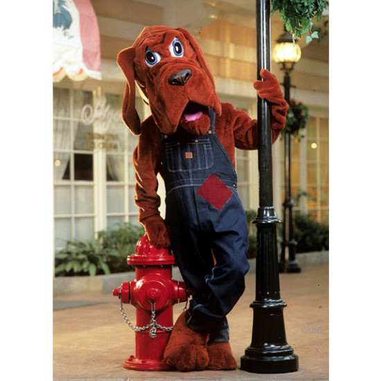 Bloodhound Without Clothes Mascot costume #139 