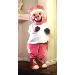 Ollie Oink Pig Mascot Costume #97 
