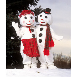 Mr. Snowman Mascot Costume #119 