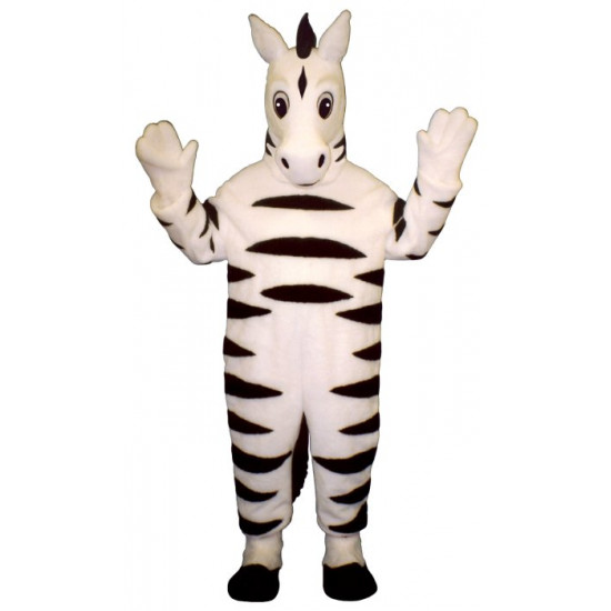 Baby Zebra Mascot Costume #1627-Z 