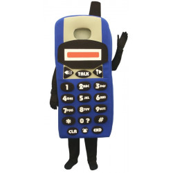 Mascot costume #FC105-Z Blue Cell Phone (Bodysuit not included)