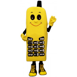Mascot costume #FC137-Z Yellow Phone (Bodysuit not Included)