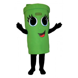 Mascot costume #FC157-Z Girl Recycle Can (Bodysuit not Included)