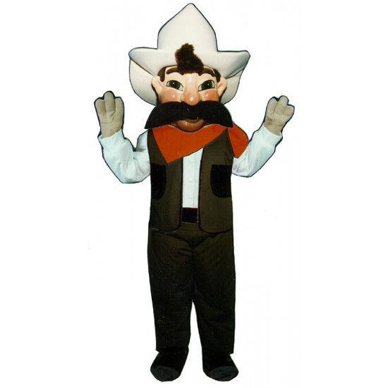 Wrangler Cowboy Mascot Costume #30DD-Z 
