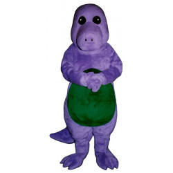  Purple Dinosaur Mascot Costume #113D-Z
