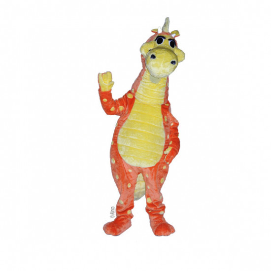 Skittles Multicolored Dragon Mascot Costume 653 M