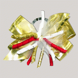 FR100MBMC - Frills Quad Metallic Bow 