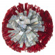 HMSH-T - Two Color Target Holographic CHEERLEADING POMS