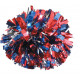 Two Color Mixed with Glitter Metallic Cheerleading Pom Balls MEGSH-M2
