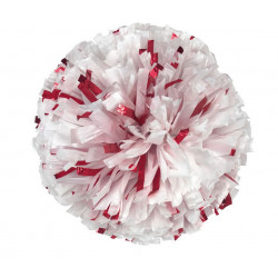 VGSH-S - Solid Color with Glitter Wet Look Cheerleading Pom Pons 