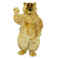 Curly Boris Bear Mascot Costume #440 