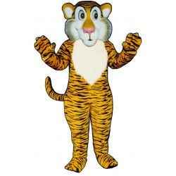 Shy Tiger Mascot Costume #528-Z 