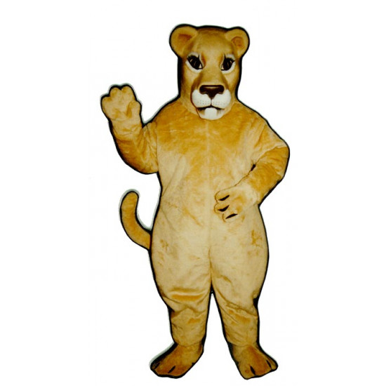 Realistic Lioness Female Lion Mascot Costume #543-Z 