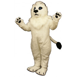 White Lion Mascot Costume #576-Z 