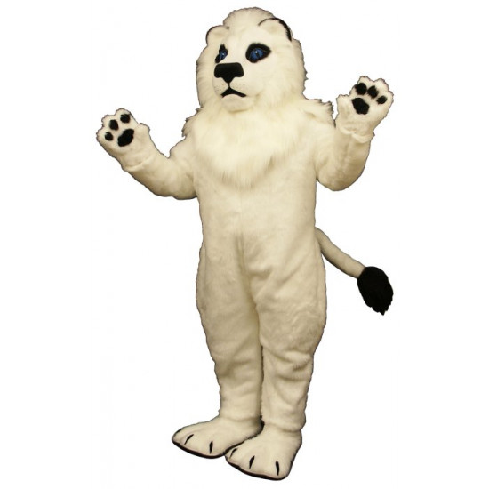 White Lion Mascot Costume #576-Z 