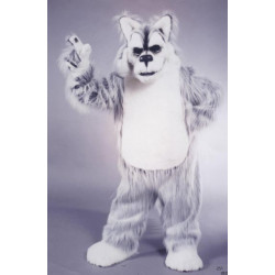Husky Dog Mascot Costume #251 