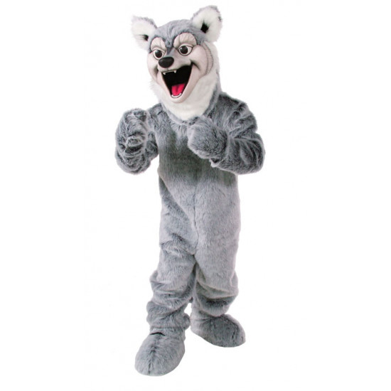 Husky Wolf Dog Mascot Costume 512