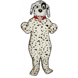 Cute Dalmatian With Collar Mascot Costume #847A-Z  Cute Dalmatian With Collar Mascot Costume #847A-Z