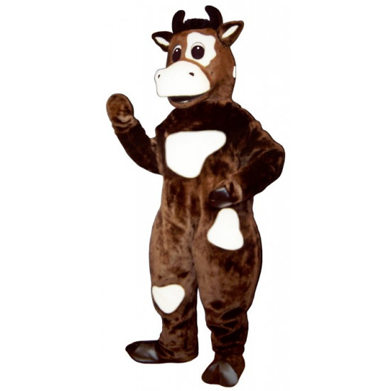 Brown Cow Mascot Costume #726-Z 