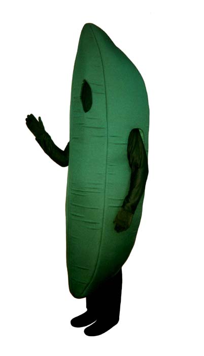 dress up green beans ZD4-2 Kids Adults Pea Pod Bean Costume Unisex Vegetable Funny Book Week Costumes
