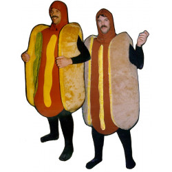 Mascot costume #PP-60Z Hot Dog w/Relish Bodysuit Not Included
