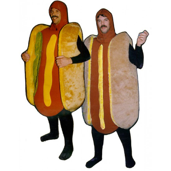 Mascot costume #PP-60Z Hot Dog w/Relish Bodysuit Not Included