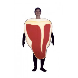 T Bone Steak (Bodysuit not included) Mascot Costume #PP69-Z 