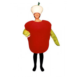 Mascot costume #PP78-Z Wormy Apple (Bodysuit not included)